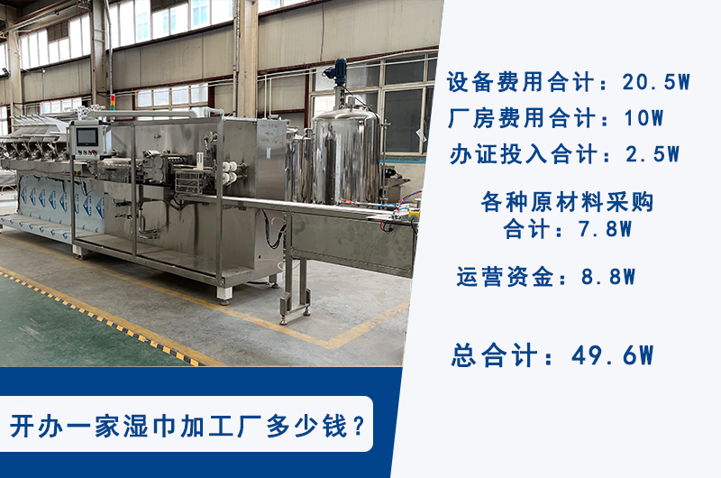 開辦濕巾廠所需的投資 開辦濕巾廠所需的投資